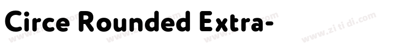 Circe Rounded Extra字体转换